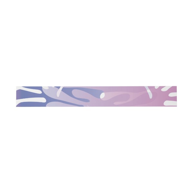 Double Doves B'nai Mitzvah Envelope Wrap Invitation Belly Band (Flat)
