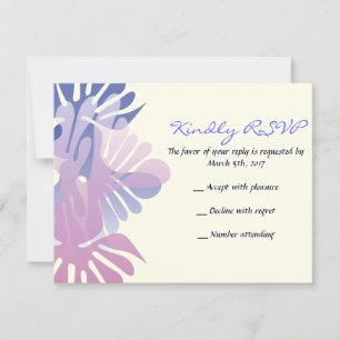 Double Doves B'nai Mitzvah Invitation Reply Card