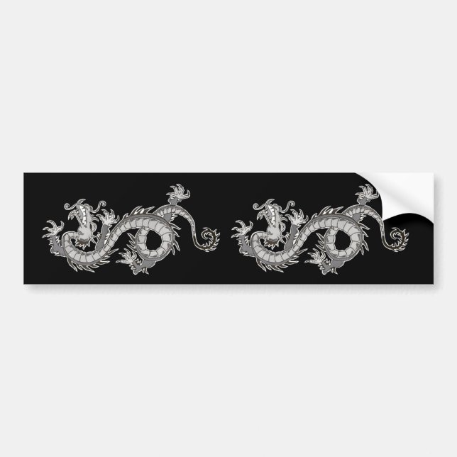 DOUBLE DRAGON BUMPER STICKER (Front)