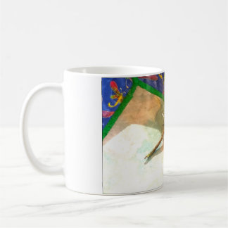 Double dragonfly coffee mug