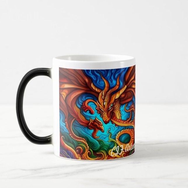 Double Dragons Magic Mug (Left)