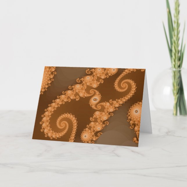 Double Espresso Greetings Card (Front)