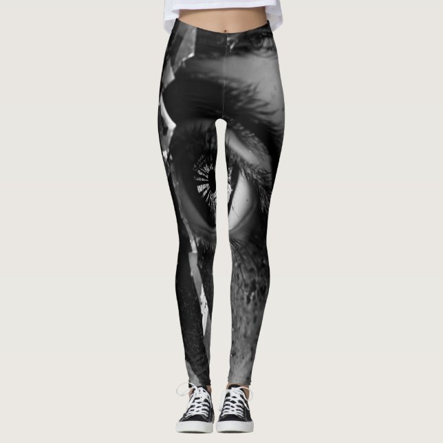 Double Exposure all over print legging (Front)