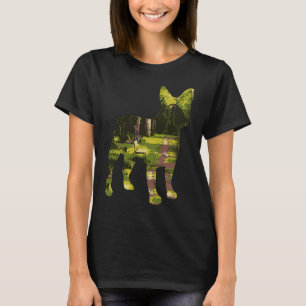 Double Exposure Animals French Bulldog Lover T-Shirt
