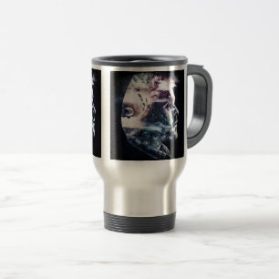 Double Exposure Man Travel/Commuter Mug, 15 oz Travel Mug