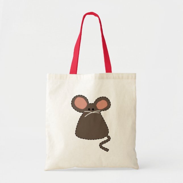 double face chargable mouse tote bag (Front)