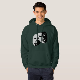 Double face mask hoodie