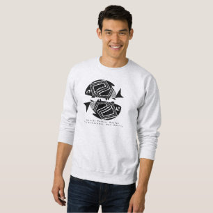 Double Fish, Mimbres Pottery Design T-Shirt Sweatshirt