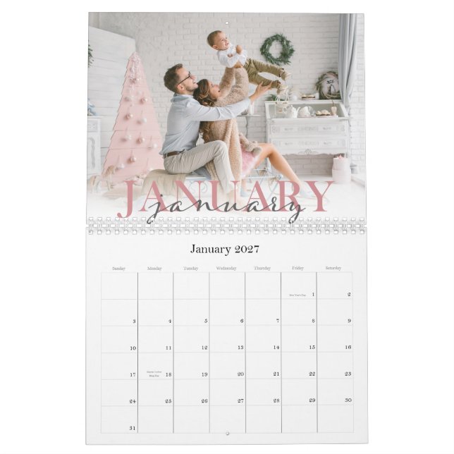 Double Font | 2023 Photo Calendar (Jan 2027)