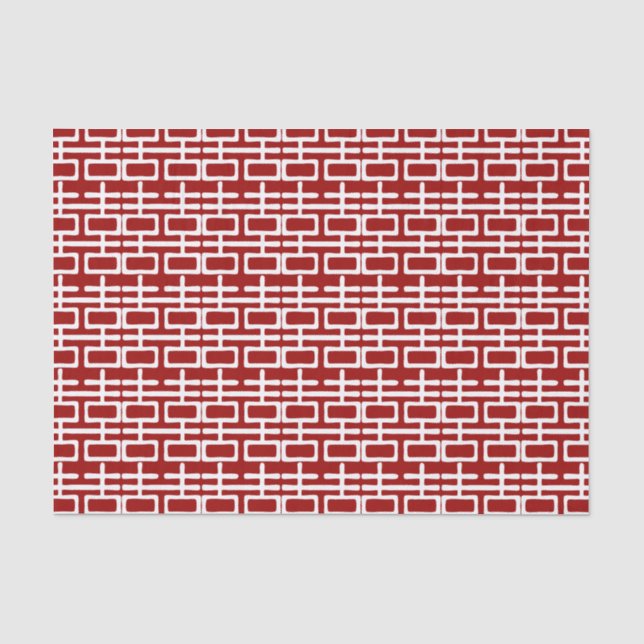Double Happiness Chinese Wedding Tissue Paper (Front)