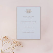 Double Happiness Dusty Blue & Gold Chinese Wedding