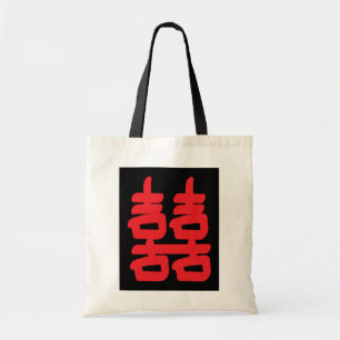 Double Happiness in Red Bag