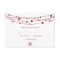 Double Happiness Lanterns Wedding RSVP Cards