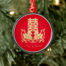 Double Happiness Ornament