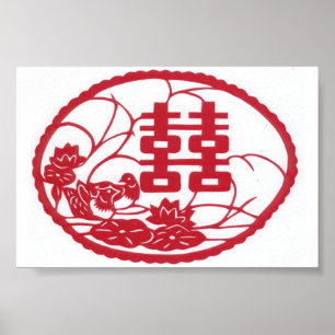 Double Happiness Tree Ducks Poster