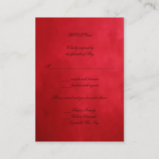 Double Happiness Wedding Enclosure Card