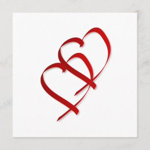 Double Heart Invitation