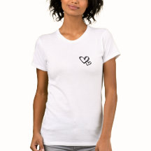 Double Heart T-Shirt by Posh Little Finds