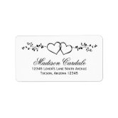 Wedding Invite Return Address Labels | Zazzle