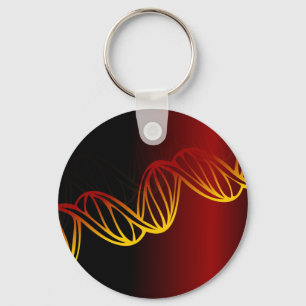 Double Helix Keychain