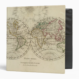 Double hemisphere map binder