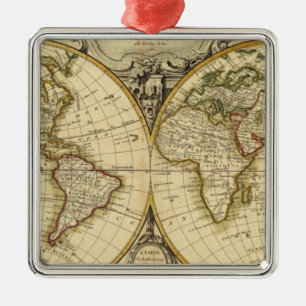 Double Hemisphere Metal Ornament