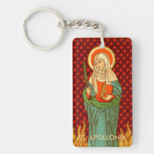 Double Image St. Apollonia (VVP 001) Rect Acryl Keychain