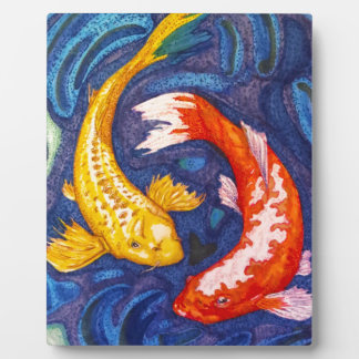 Double Koi Fish Plaque
