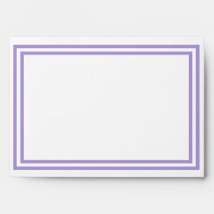 Double Lavender Trim - Envelope