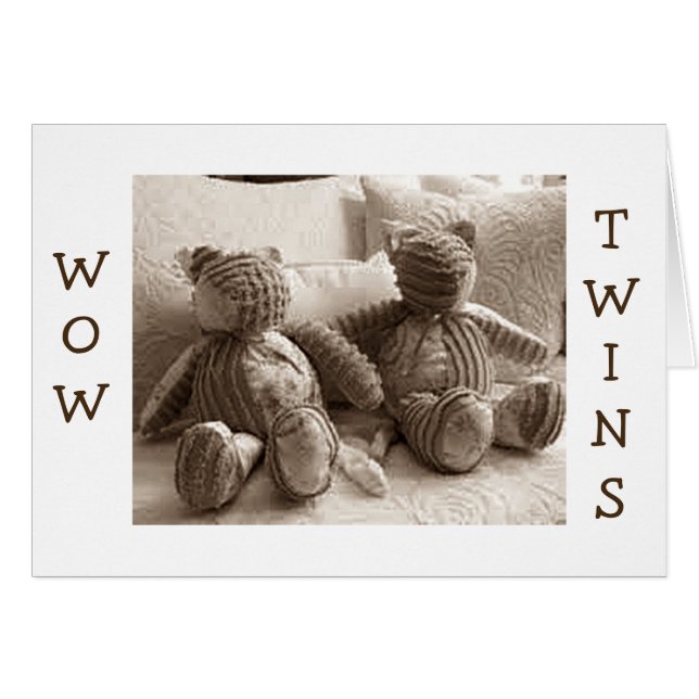 DOUBLE LOVE/JOY/FUN WITH BIRTH OF YOUR TWINS (Front Horizontal)