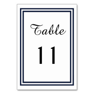 Double Marine Trim - Carte de table