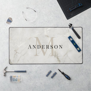 double monogramme perle masculine marbre