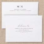 Double Monogramme & Script Back