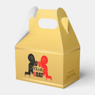 Double Odd Goat Chinese Year Zodiac Favour Box 1