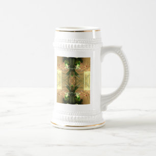 Double Orchid Beer Stein