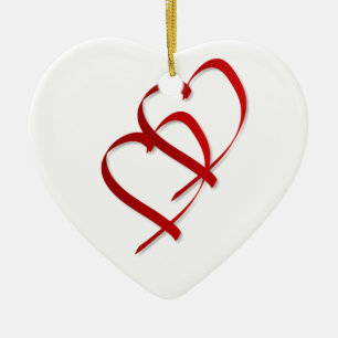 Double ornement de coeur