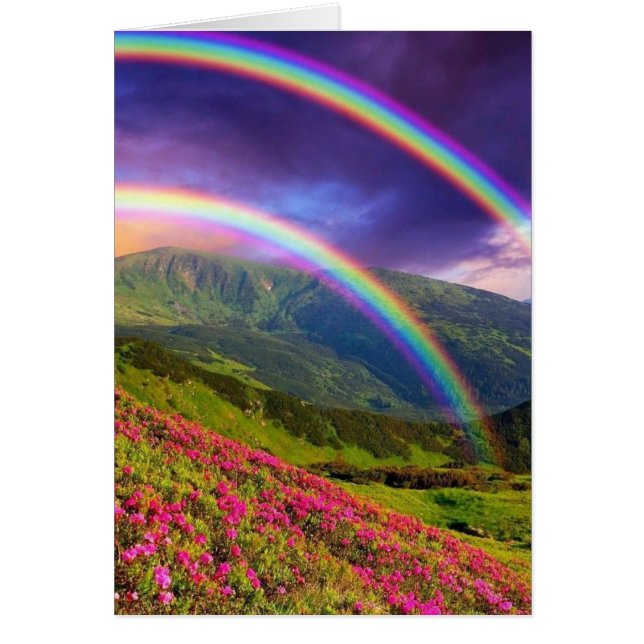 Double paysage d'arc-en-ciel (Devant)