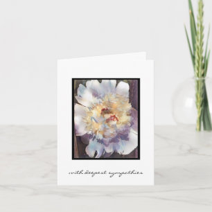 Double Peine blanche avec bords roses Carte de Sym