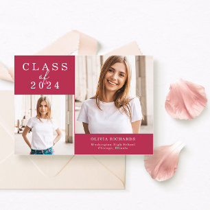 Double Photo   Class of 2023 Graduation Announcement