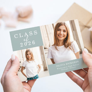 Double Photo   Class of 2026 Graduation Announcement