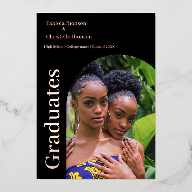 Double Photo graduation class of 2023 graduation (Front)