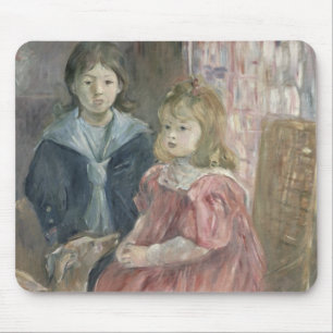 Double portrait of Charley and Jeannie Thomas, chi Mouse Pad