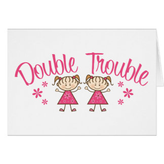 Double problème fille rose