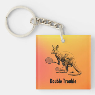 Double problème Kangaroo Tennis Player