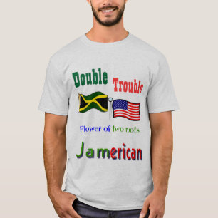 Double problème T-shirts américano-jamaïcains