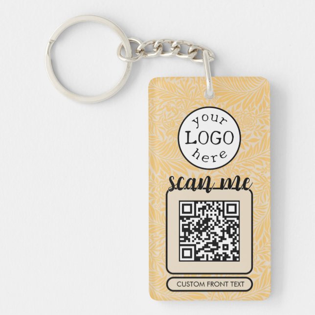Double QR Code pour les affaires William Morris Ja (Devant)