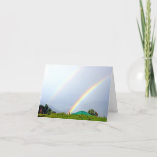 Double Rainbow Card