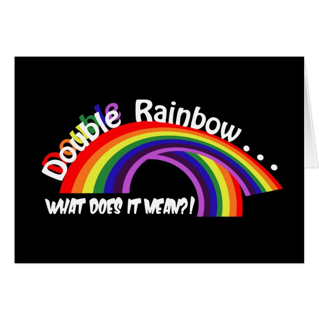 Double Rainbow Card (Front Horizontal)