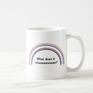 Double Rainbow Coffee Mug