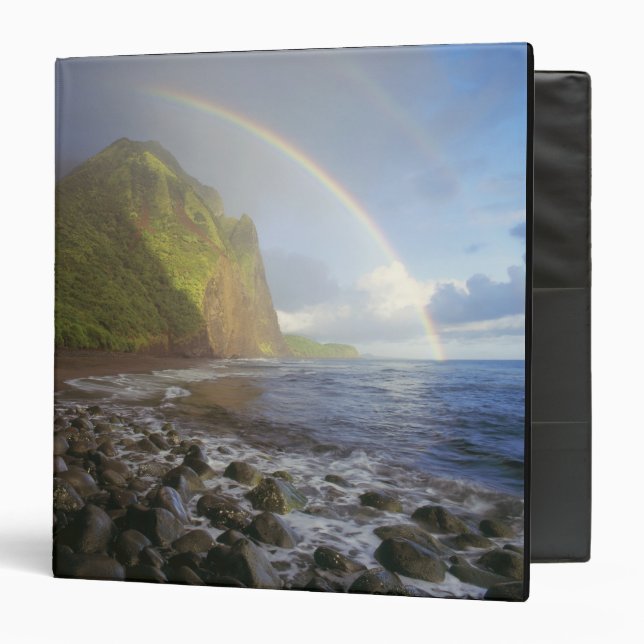 Double rainbow over the cliffs of the North Binder (Front/Inside)